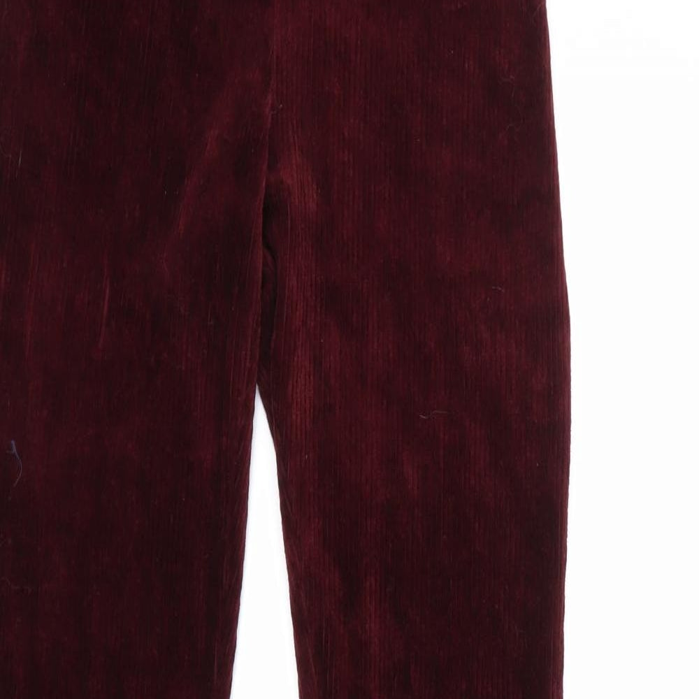 Topshop Womens Red   Trousers  Size 8 L30 in