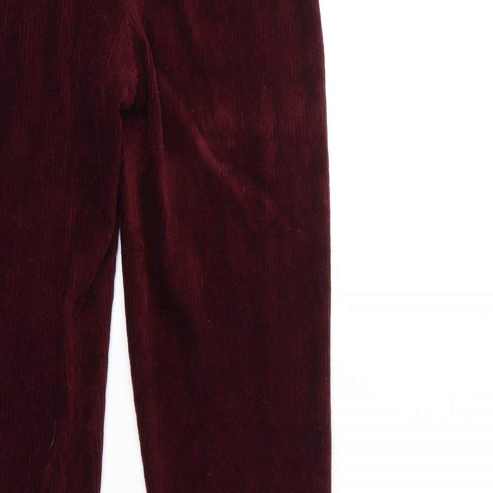 Topshop Womens Red   Trousers  Size 8 L30 in