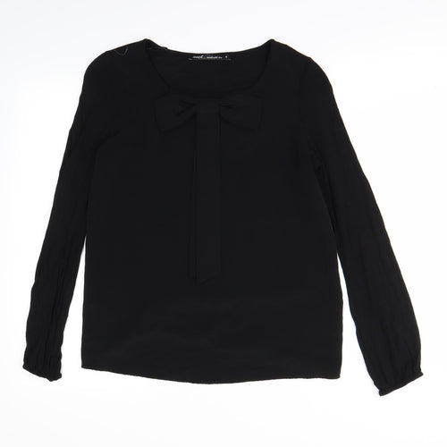 NEXT Womens Black   Basic Blouse Size 6