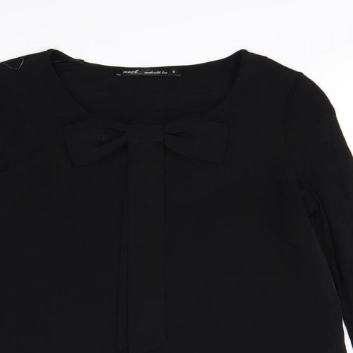NEXT Womens Black   Basic Blouse Size 6