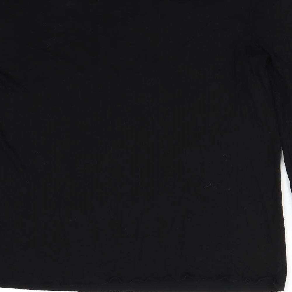NEXT Womens Black   Basic Blouse Size 6