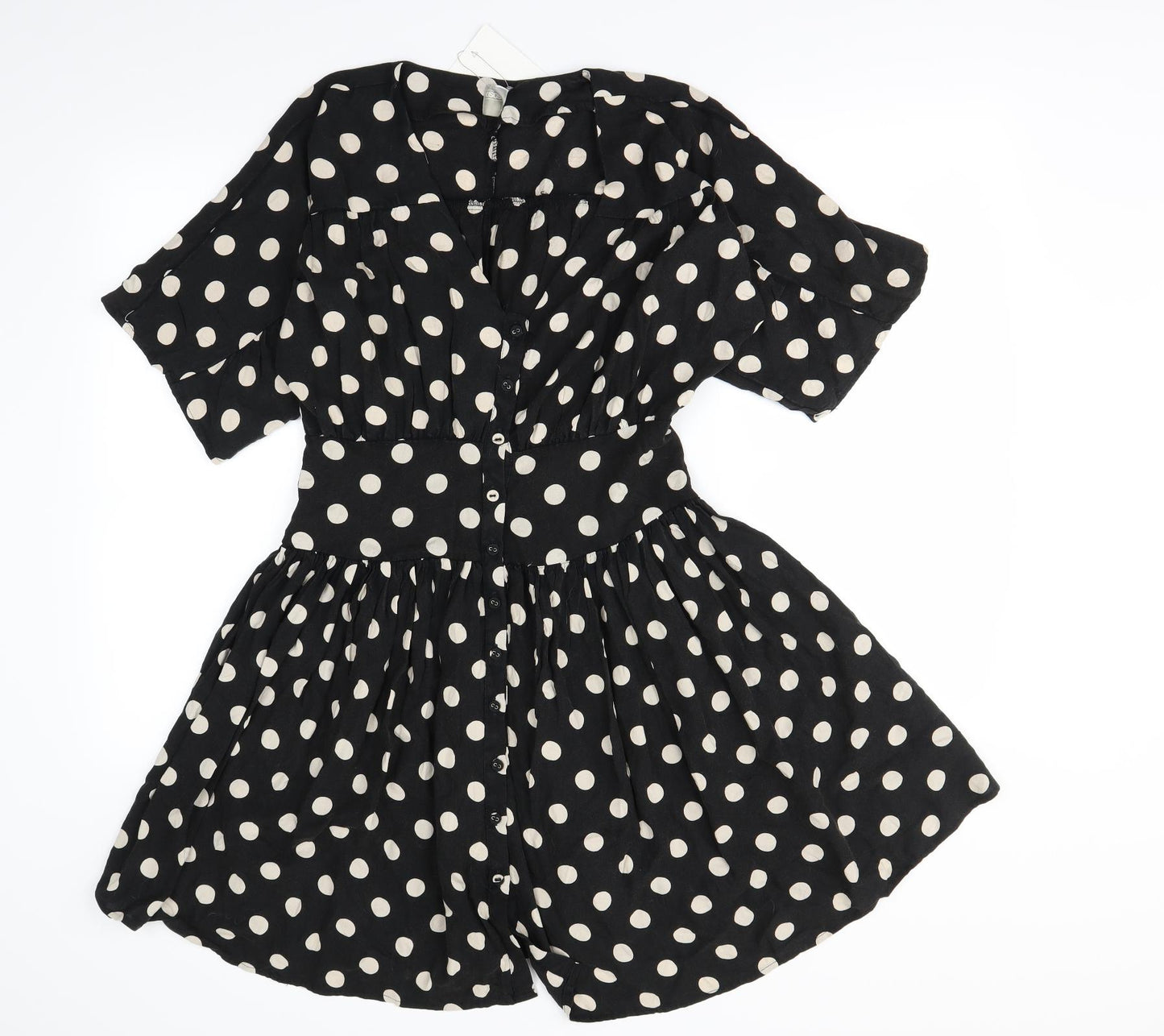 ASOS Womens Black Polka Dot  Mini  Size 6