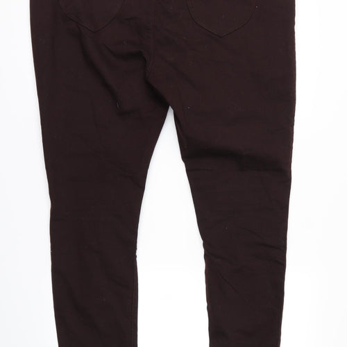 Dorothy Perkins Womens Brown   Skinny Jeans Size 20 L31 in