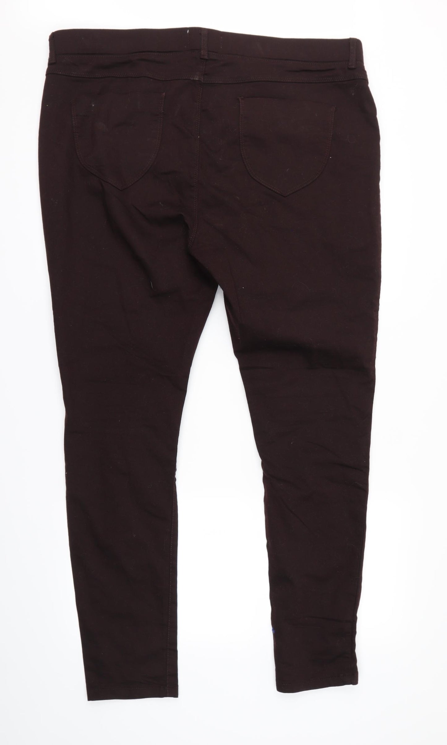 Dorothy Perkins Womens Brown   Skinny Jeans Size 20 L31 in