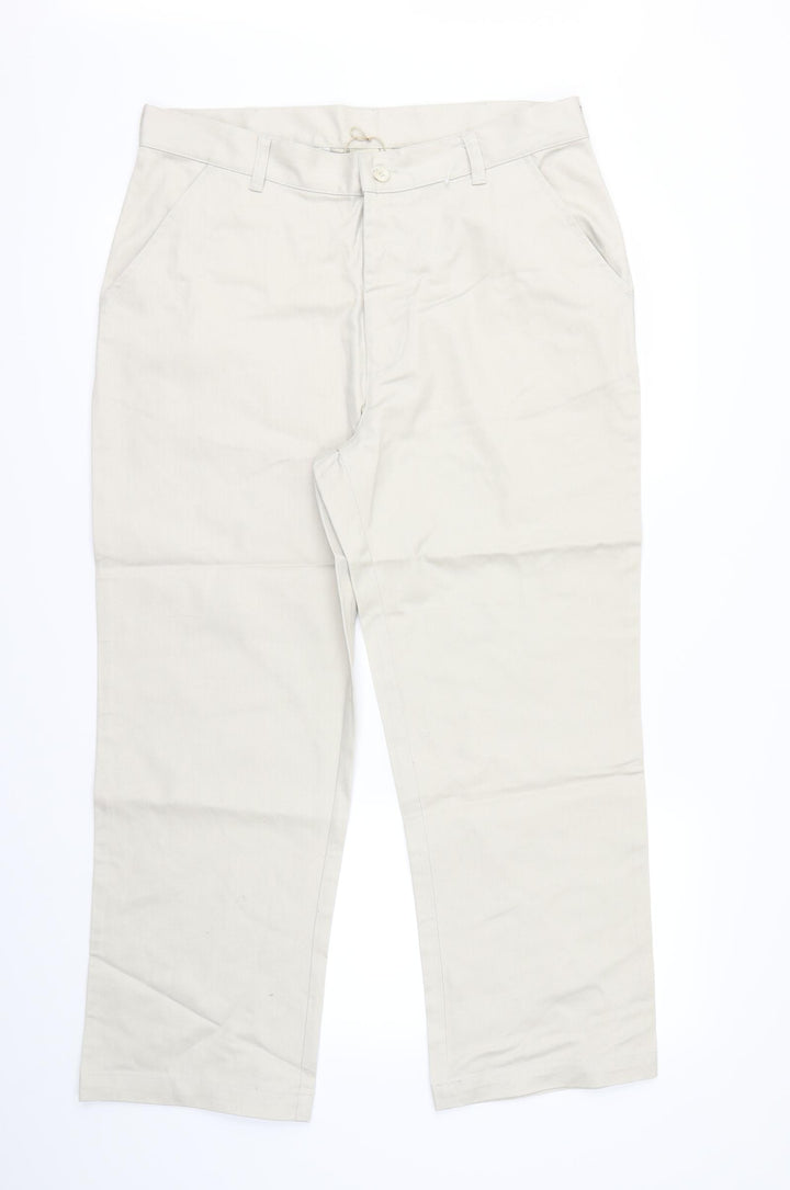 Cotton Traders Mens Beige Dress Pants Trousers Size S L30 in