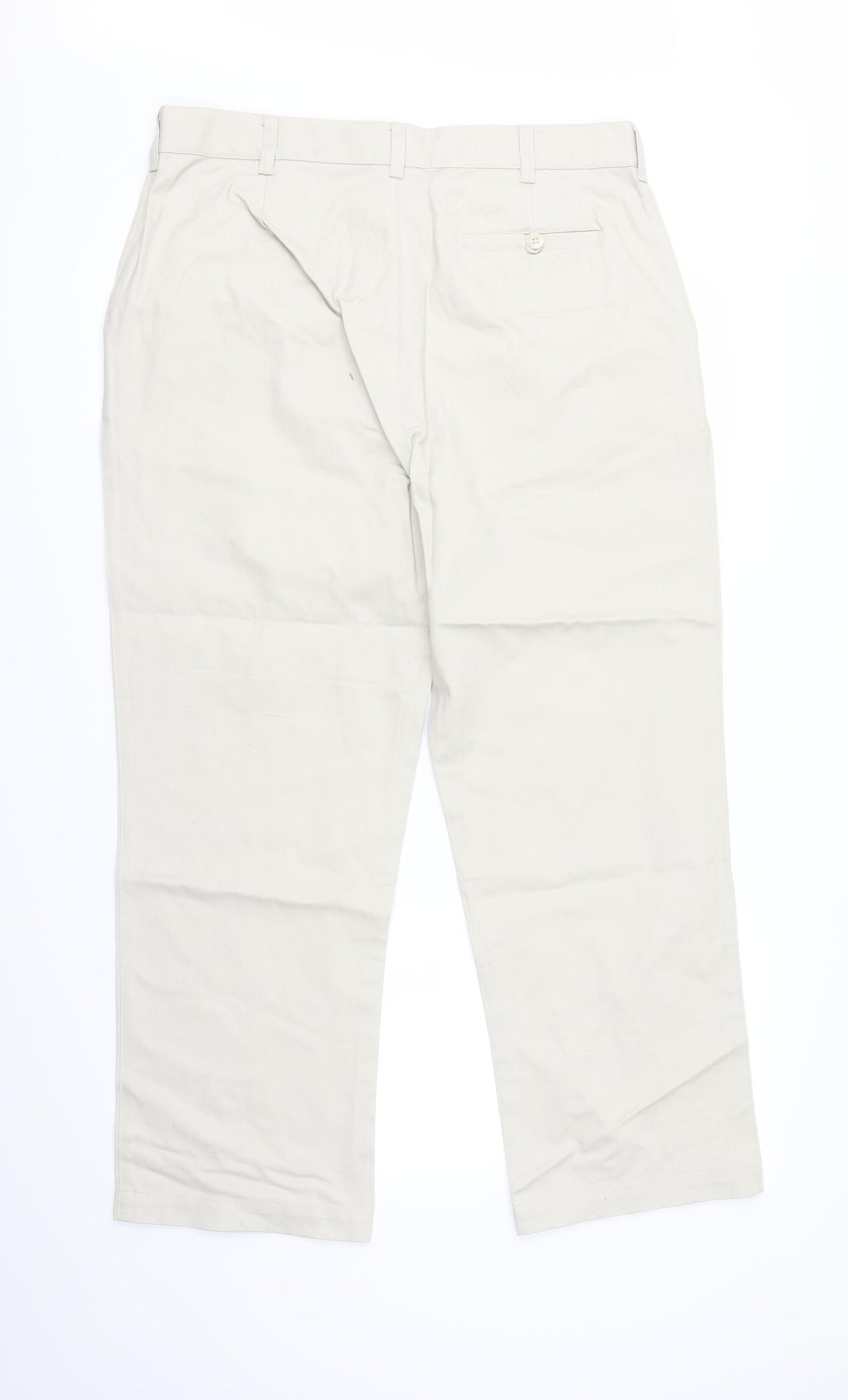 Cotton Traders Mens Beige   Dress Pants Trousers Size S L30 in