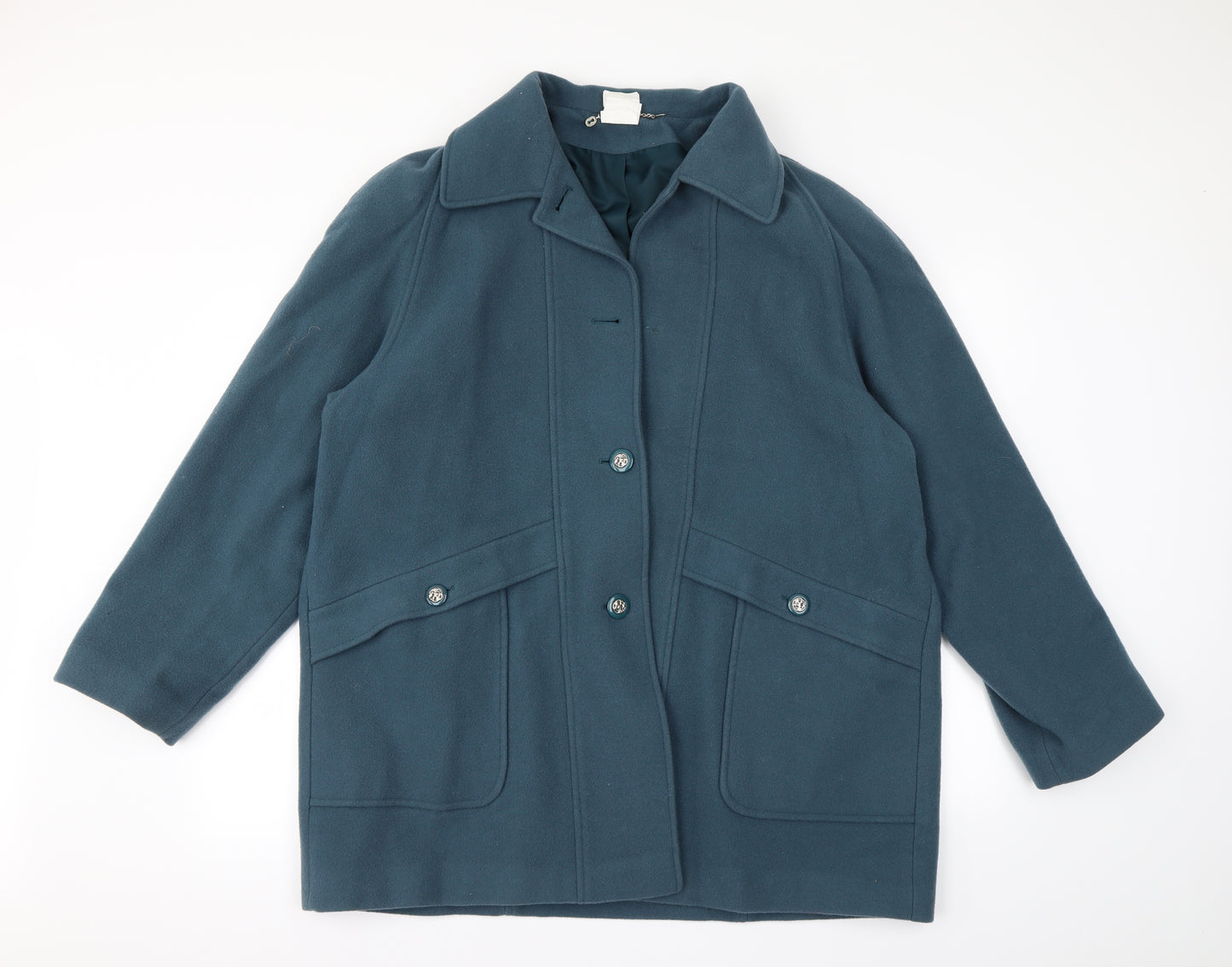 Preworn Womens Green   Jacket Coatigan Size 20