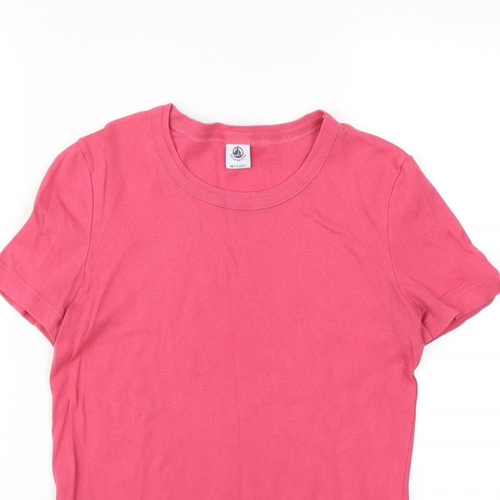 Petit Bateru Womens Pink   Basic T-Shirt Size M