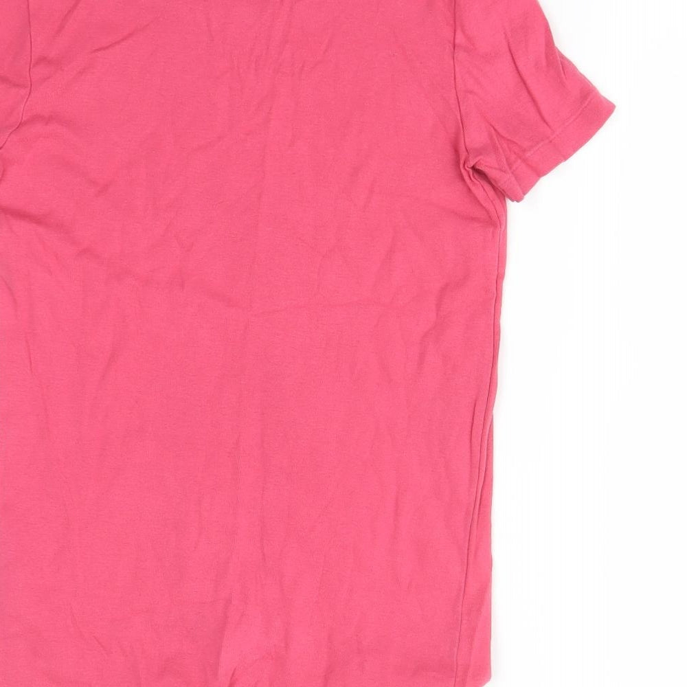 Petit Bateru Womens Pink   Basic T-Shirt Size M