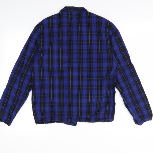 Primark Mens Blue Check   Button-Up Size S