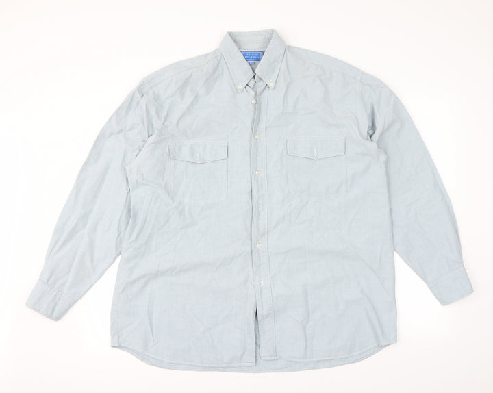Blue jeans Mens Blue    Button-Up Size M