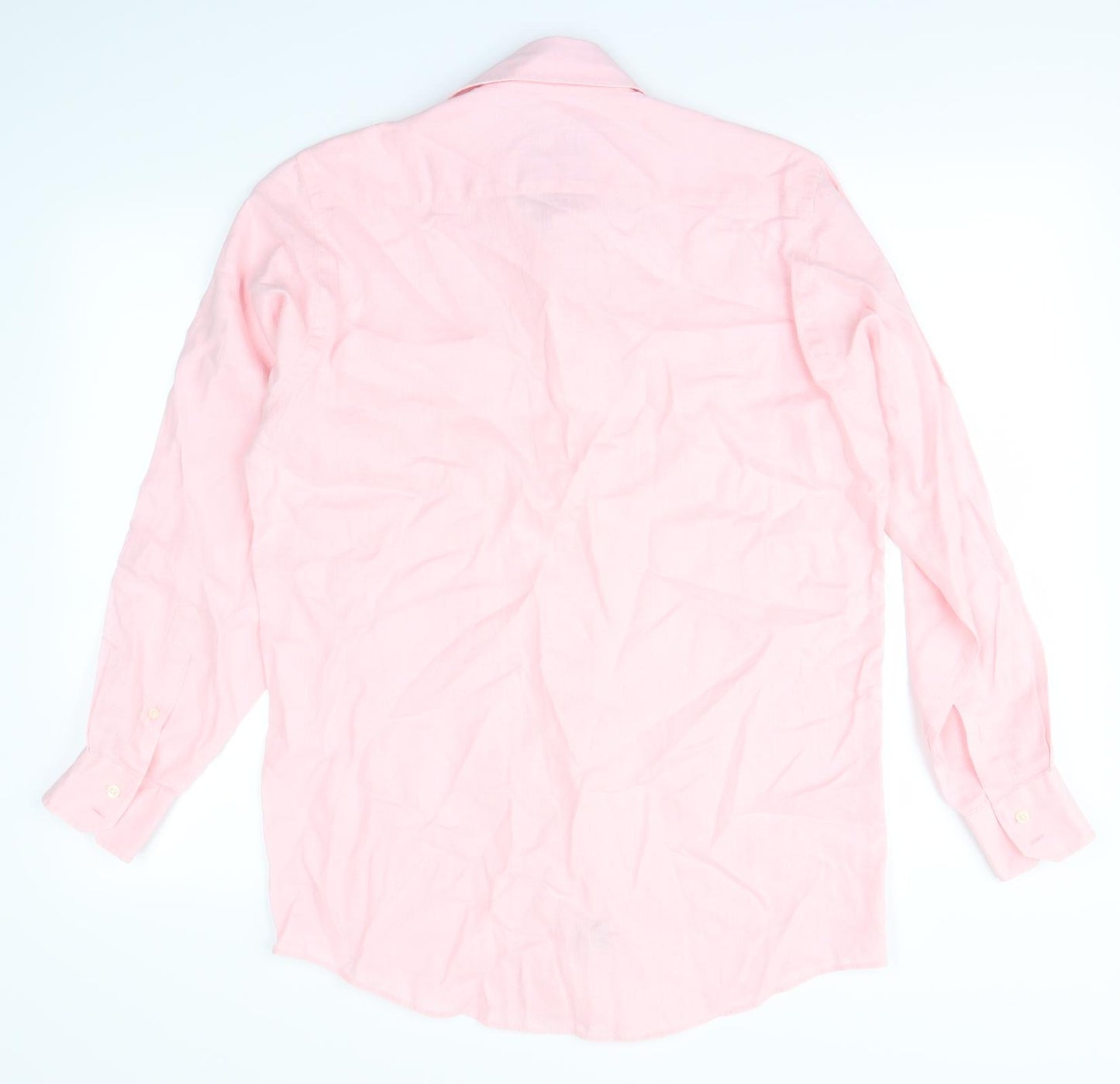 John Lewis Mens Pink    Button-Up Size S