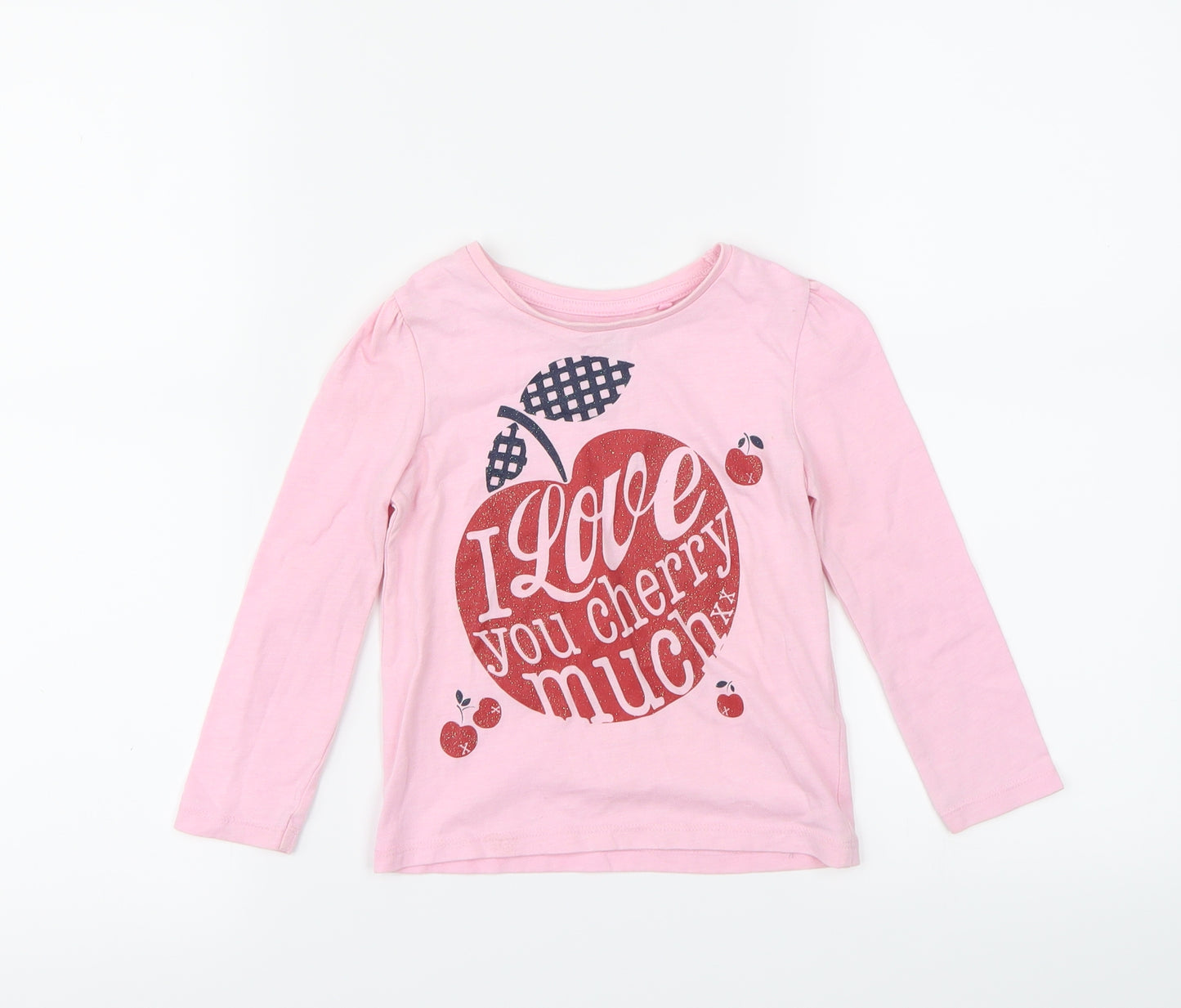TU Girls Pink   Basic T-Shirt Size 2 Years