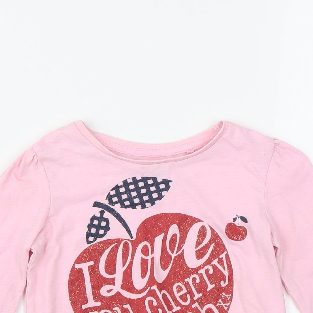 TU Girls Pink   Basic T-Shirt Size 2 Years