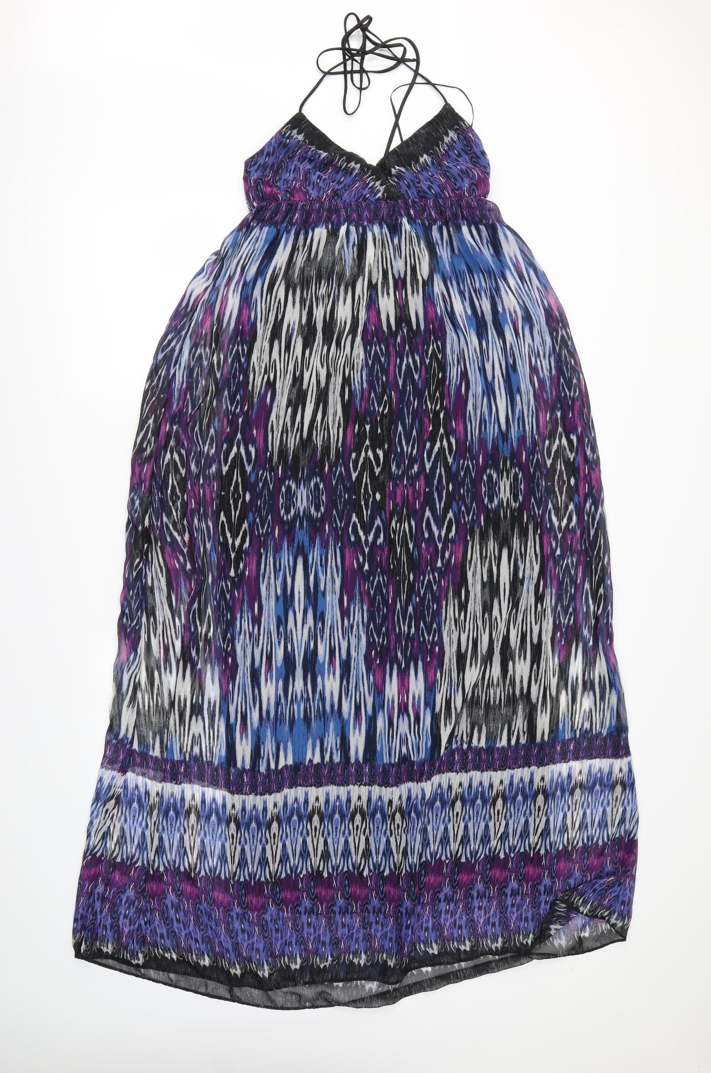 Aqua Womens Multicoloured Geometric  Maxi  Size XS