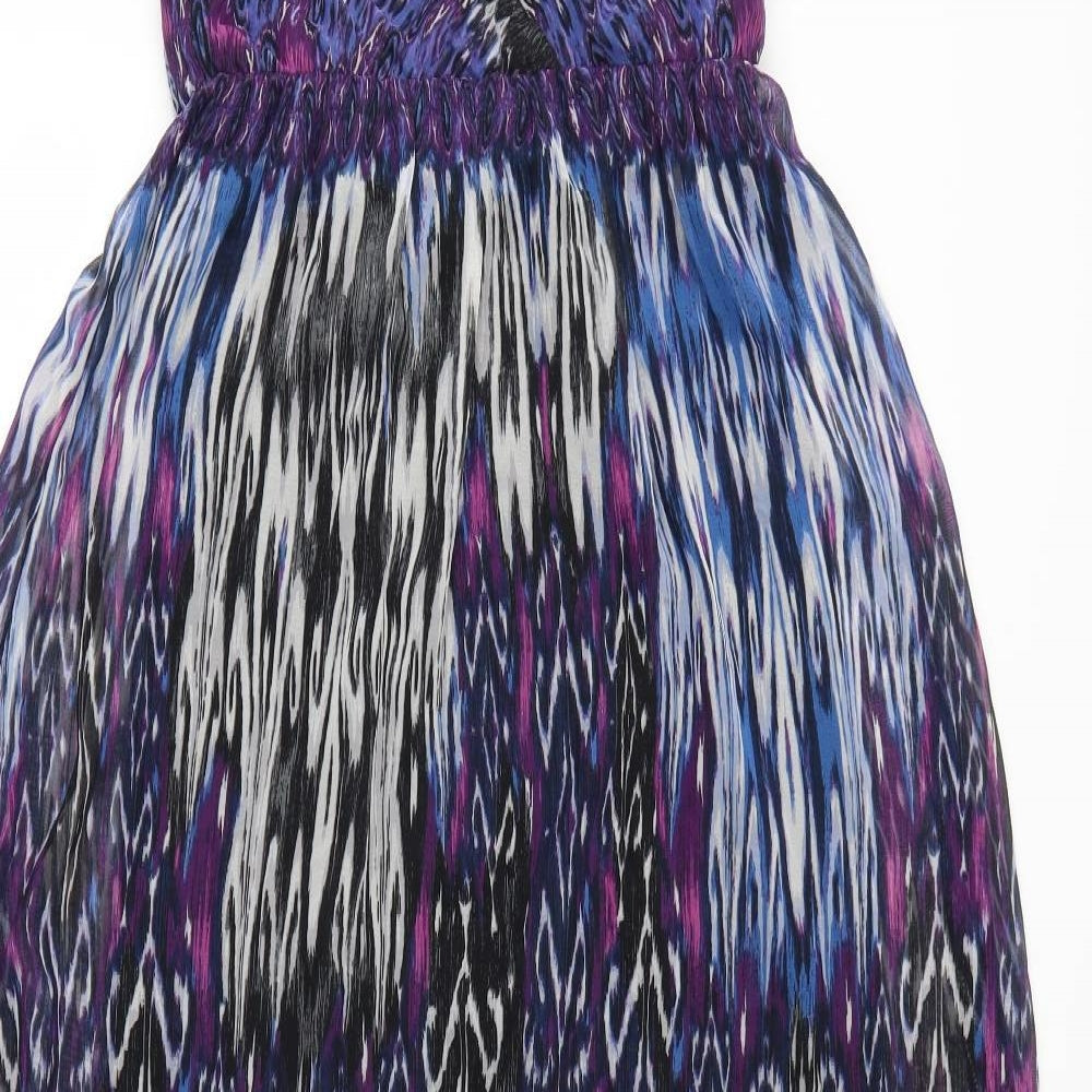 Aqua Womens Multicoloured Geometric  Maxi  Size XS
