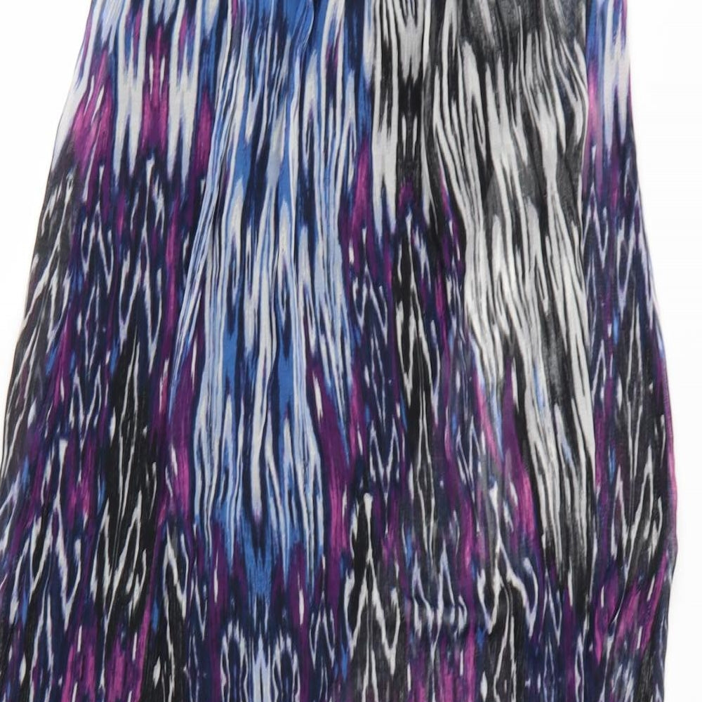 Aqua Womens Multicoloured Geometric  Maxi  Size XS