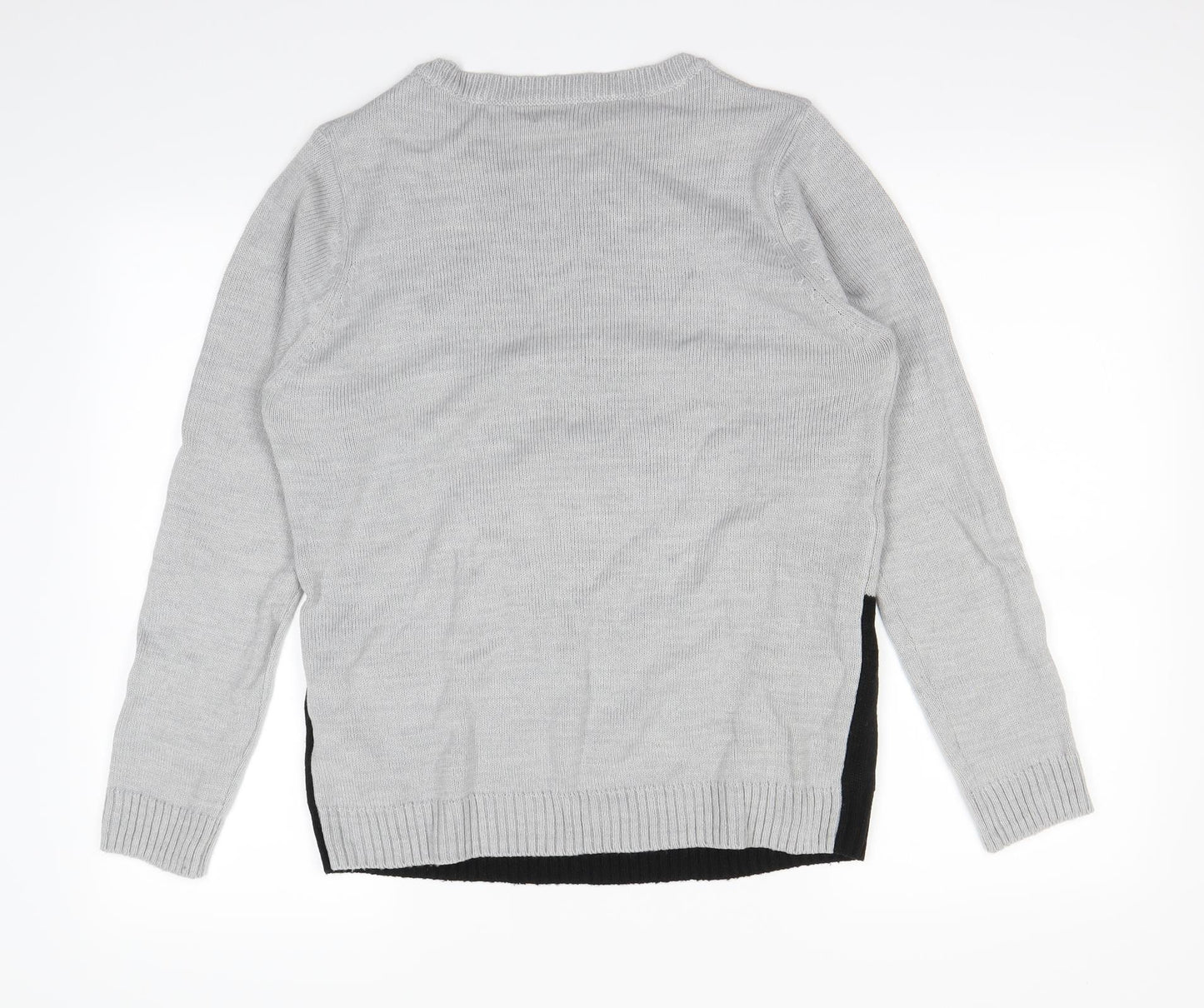 F&F Womens Grey   Pullover Jumper Size 12  - Christmas jumper