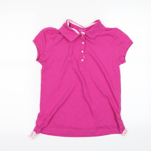 lands end Girls Pink   Basic Polo Size 11-12 Years