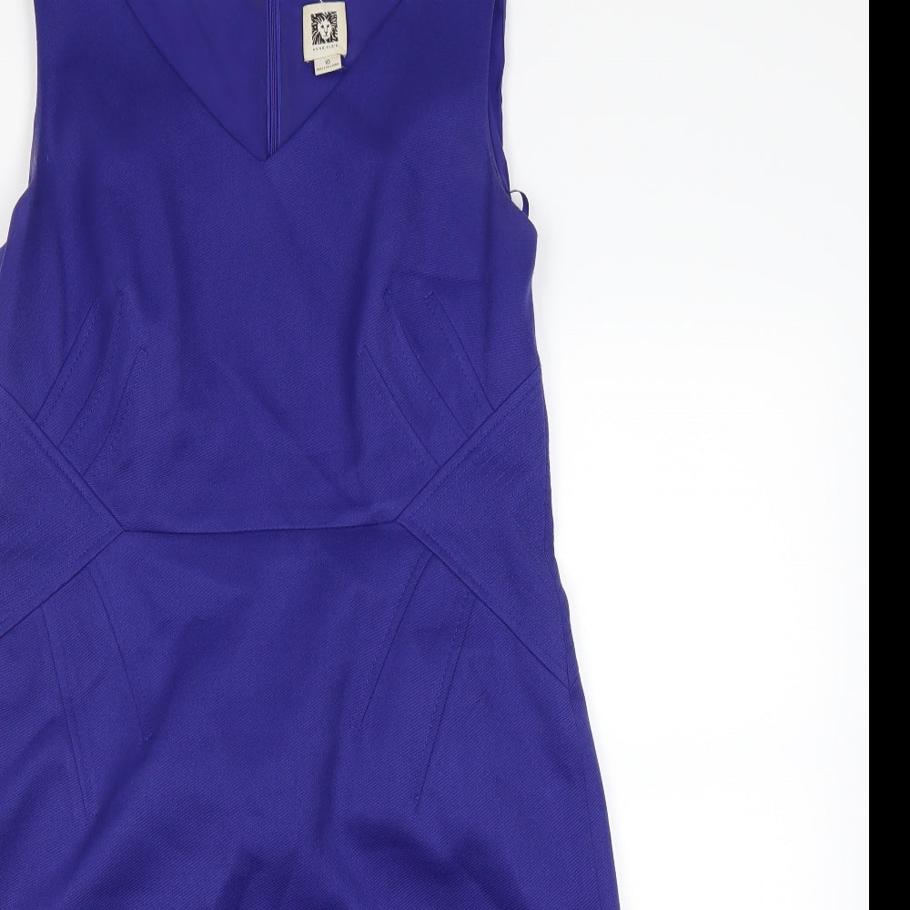 Anne Klein Womens Blue   Pencil Dress  Size 10
