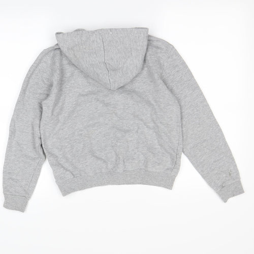 Preworn Girls Grey   Pullover Hoodie Size 10-11 Years  - new York