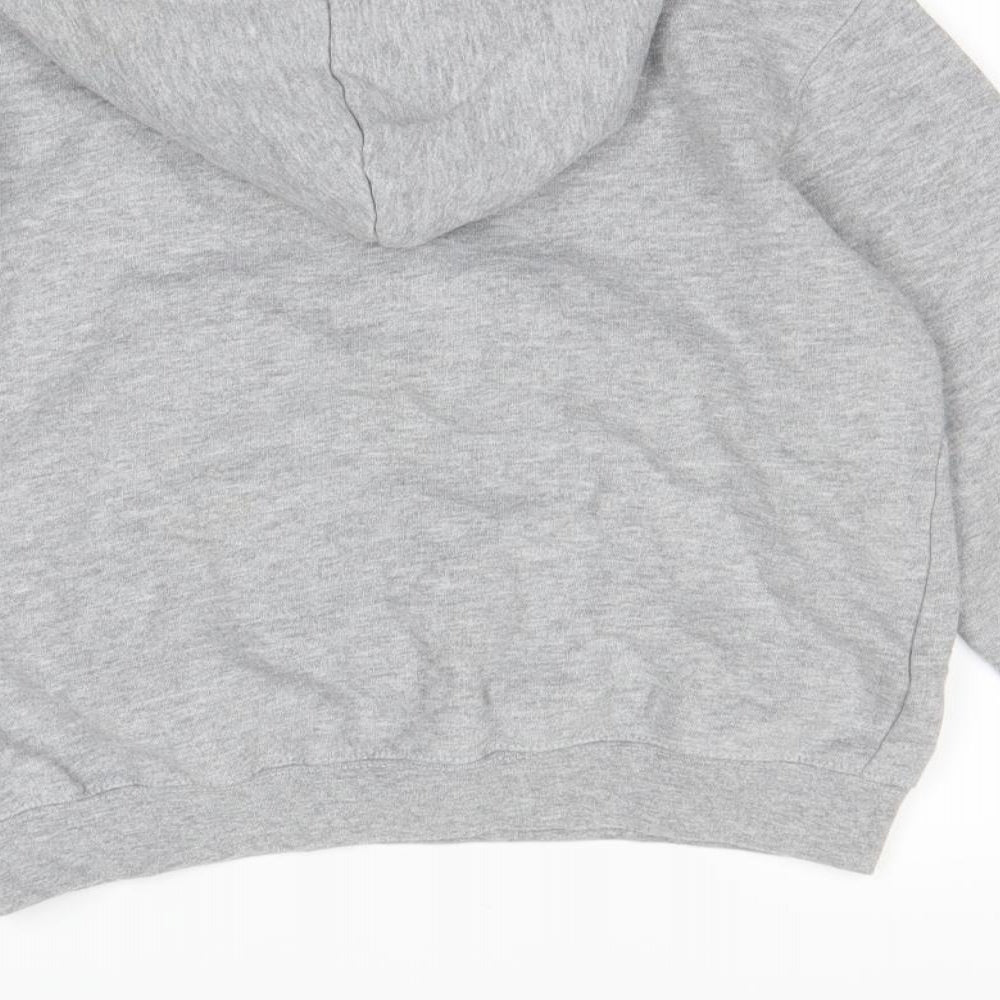 Preworn Girls Grey   Pullover Hoodie Size 10-11 Years  - new York