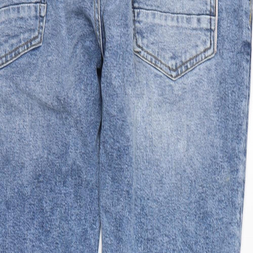 Burton Menswear Mens Blue  Denim Straight Jeans Size L L29 in