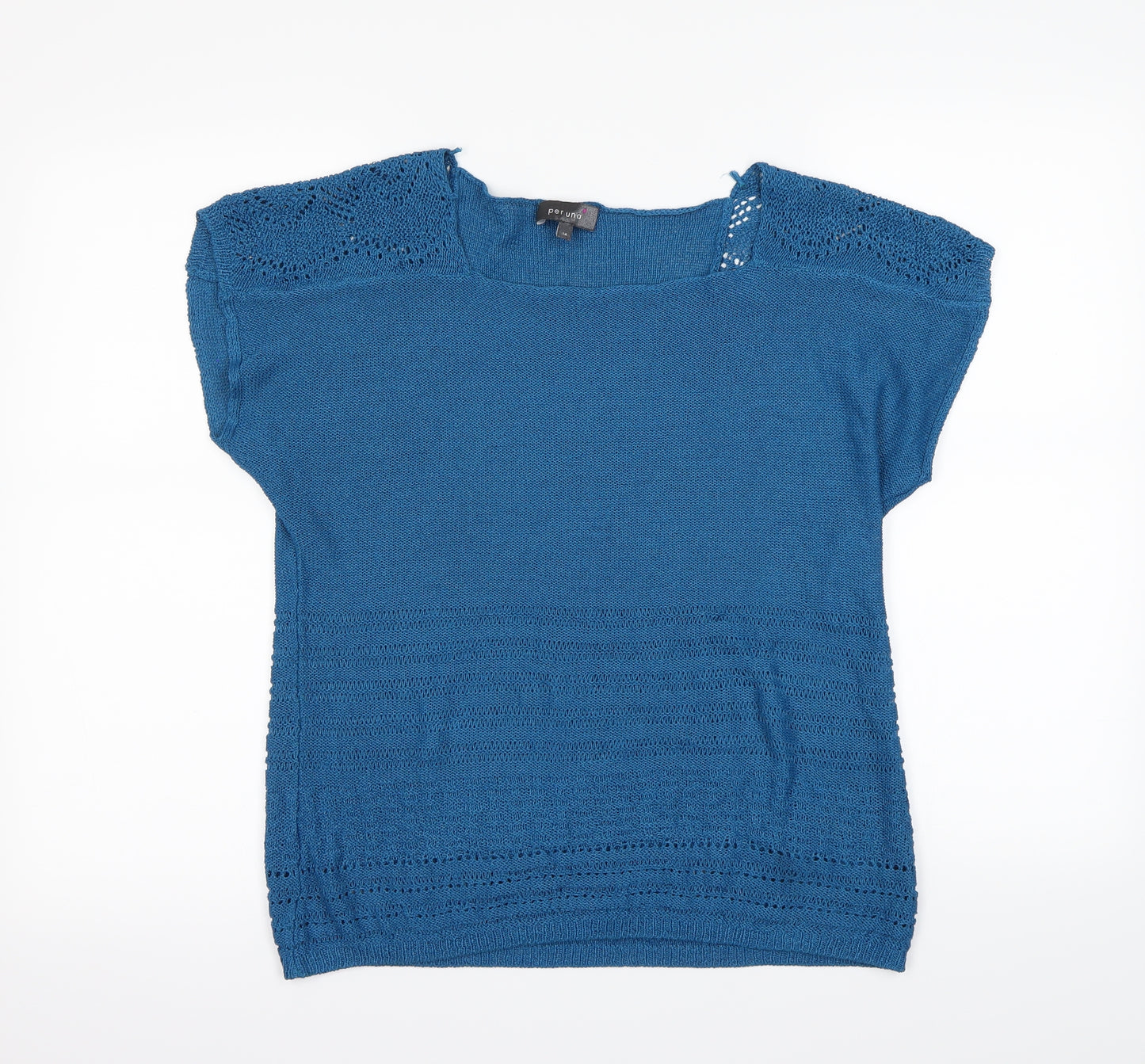 Per Una Womens Blue   Pullover Sweatshirt Size 14