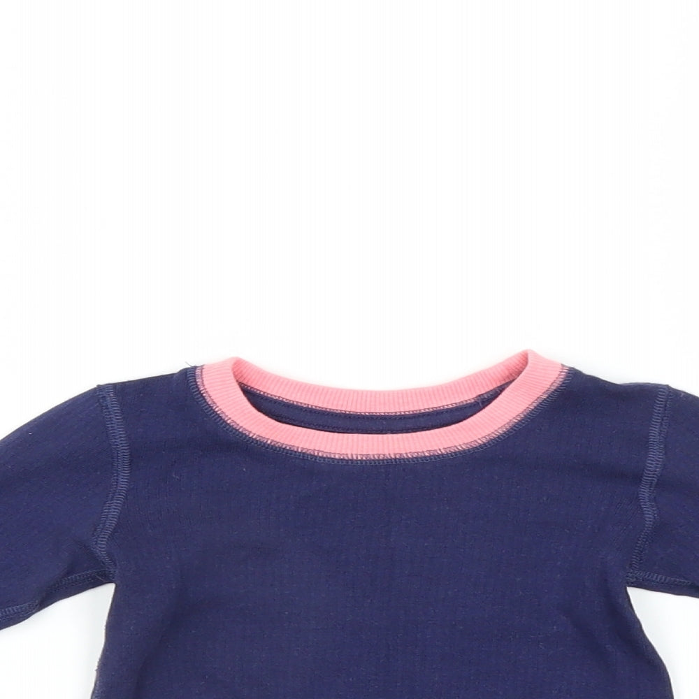 Marks and Spencer Girls Blue   Basic T-Shirt Size 18-24 Months