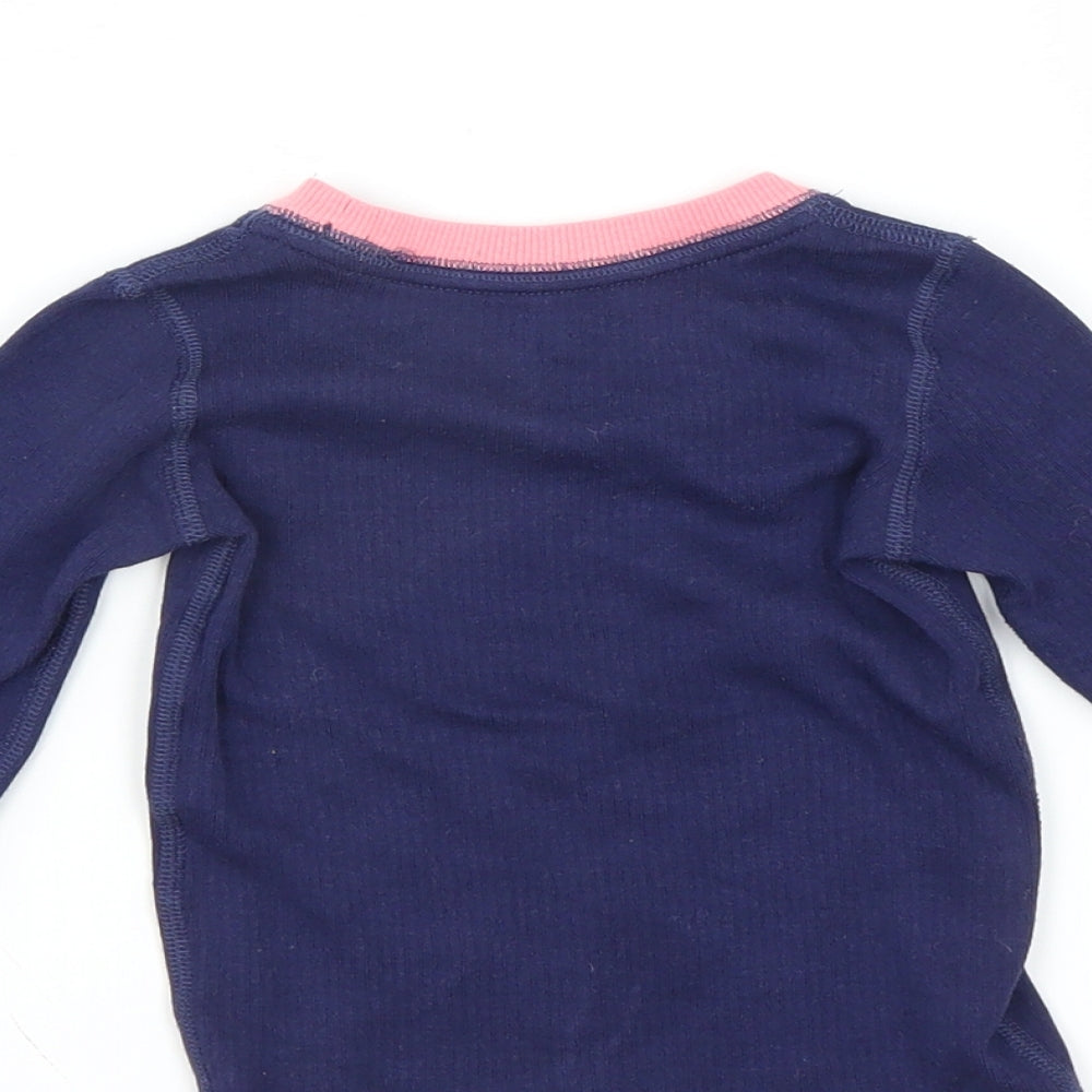 Marks and Spencer Girls Blue   Basic T-Shirt Size 18-24 Months