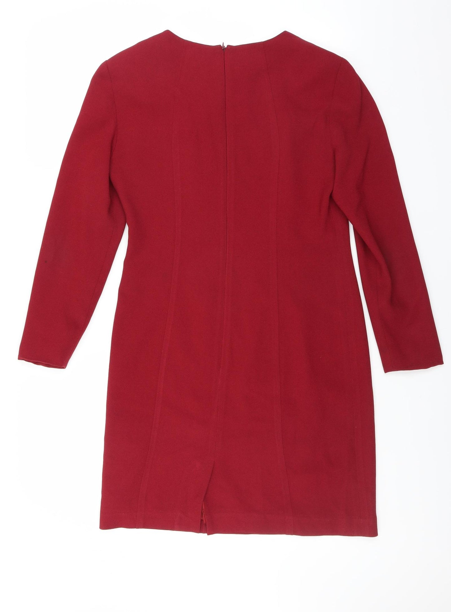 Talbots Womens Red   Pencil Dress  Size 12