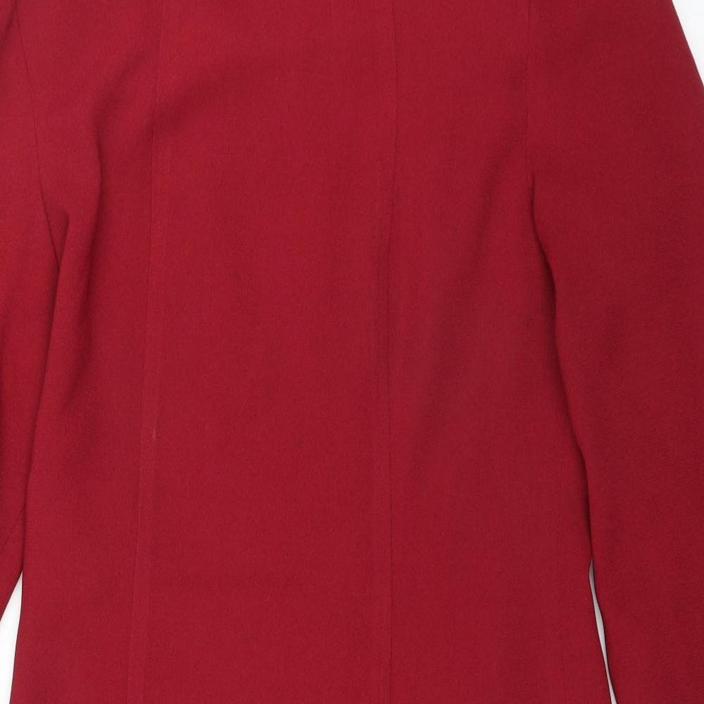 Talbots Womens Red   Pencil Dress  Size 12
