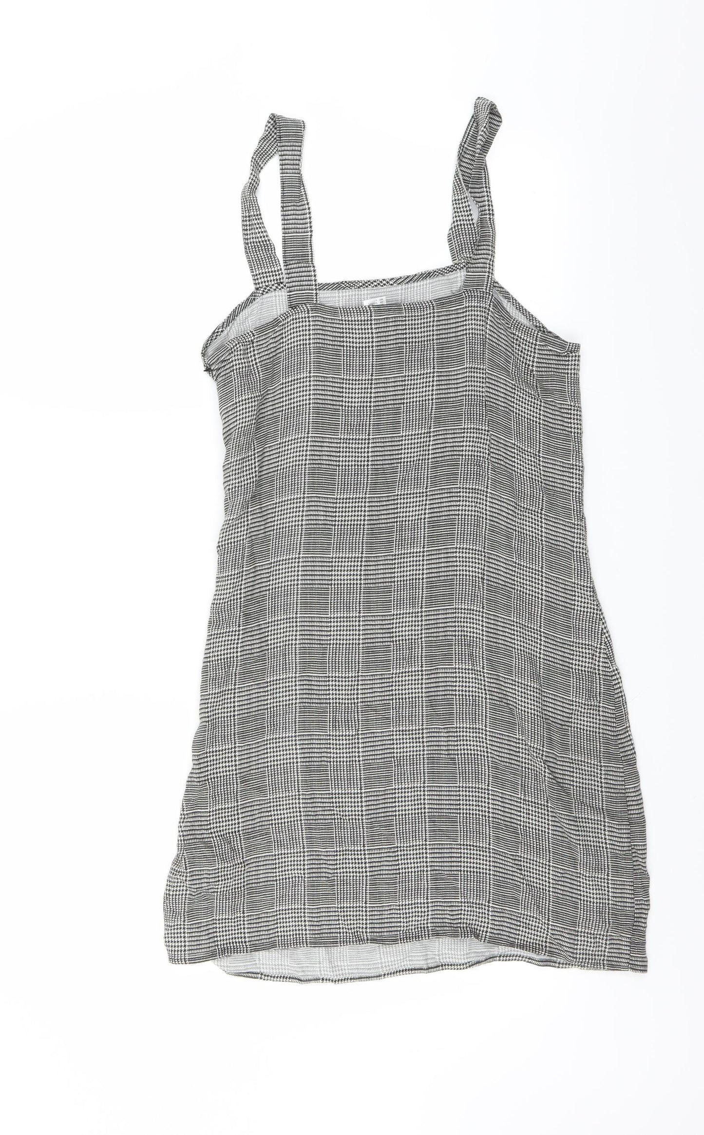 Divided by H&M Womens Black Herringbone  Mini  Size 10