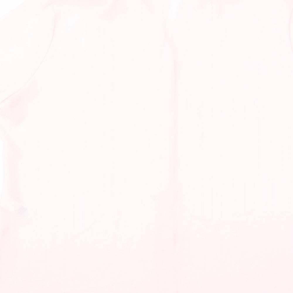 Marks and Spencer Womens Pink   Basic Button-Up Size 14