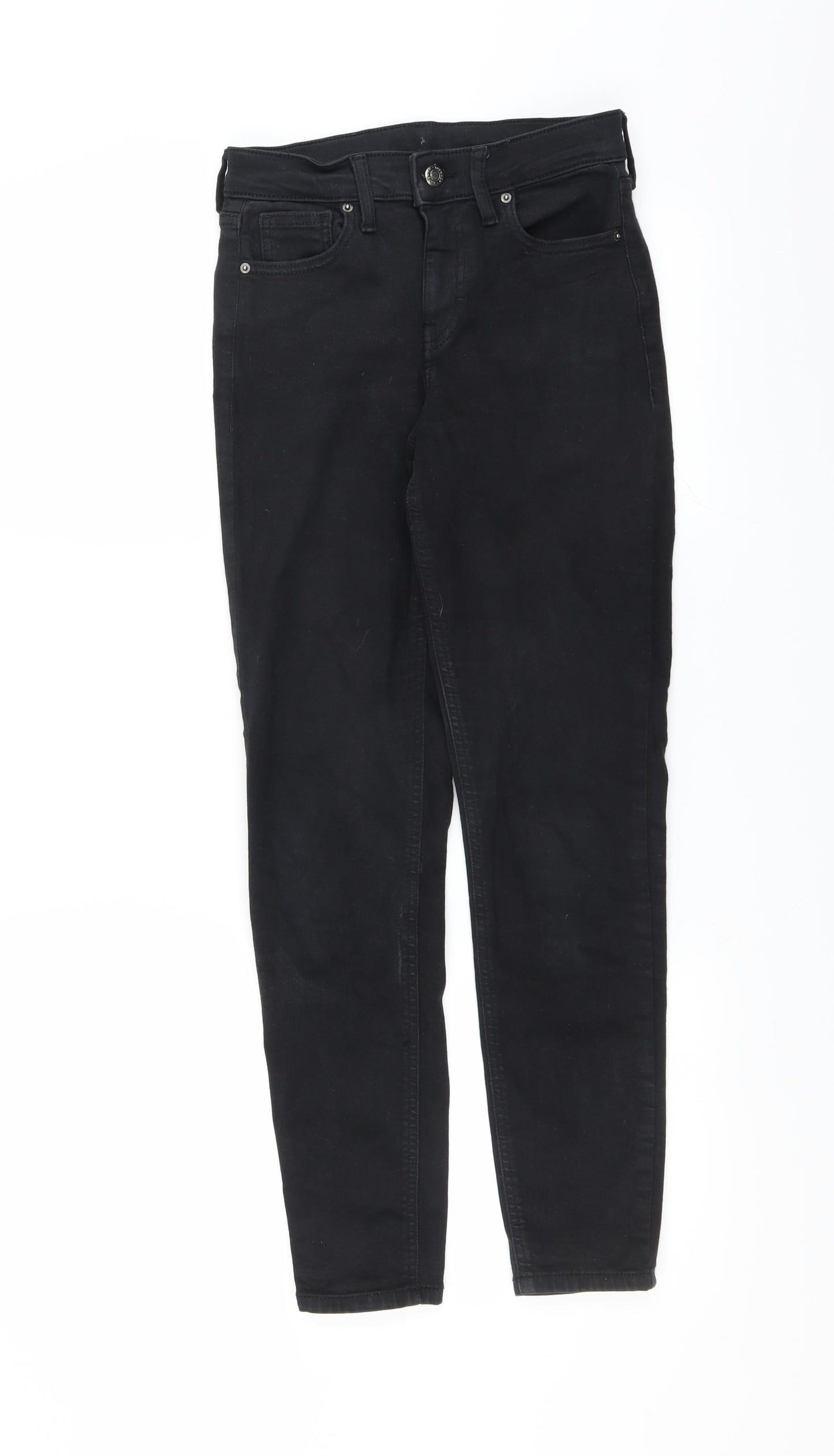 Topshop Womens Black   Skinny Jeans Size 26 in L32 in