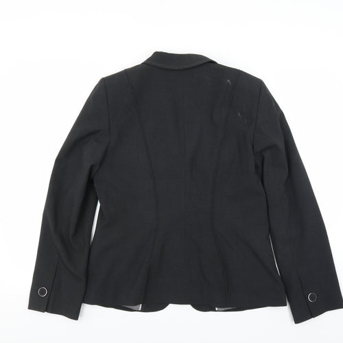Marks and Spencer Womens Grey   Jacket Suit Jacket Size 14