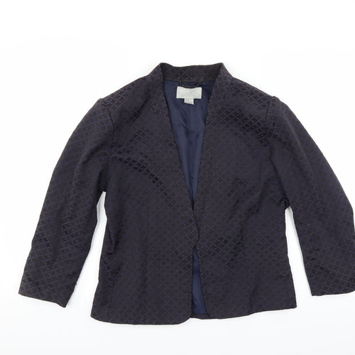 H&M Womens Purple   Jacket Suit Jacket Size 16