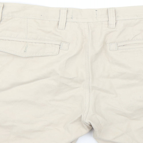 Brave Soul Mens Beige   Bermuda Shorts Size M