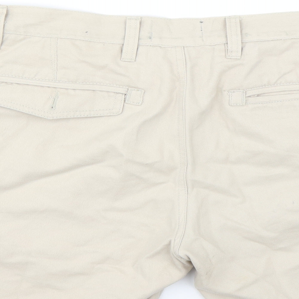 Brave Soul Mens Beige   Bermuda Shorts Size M