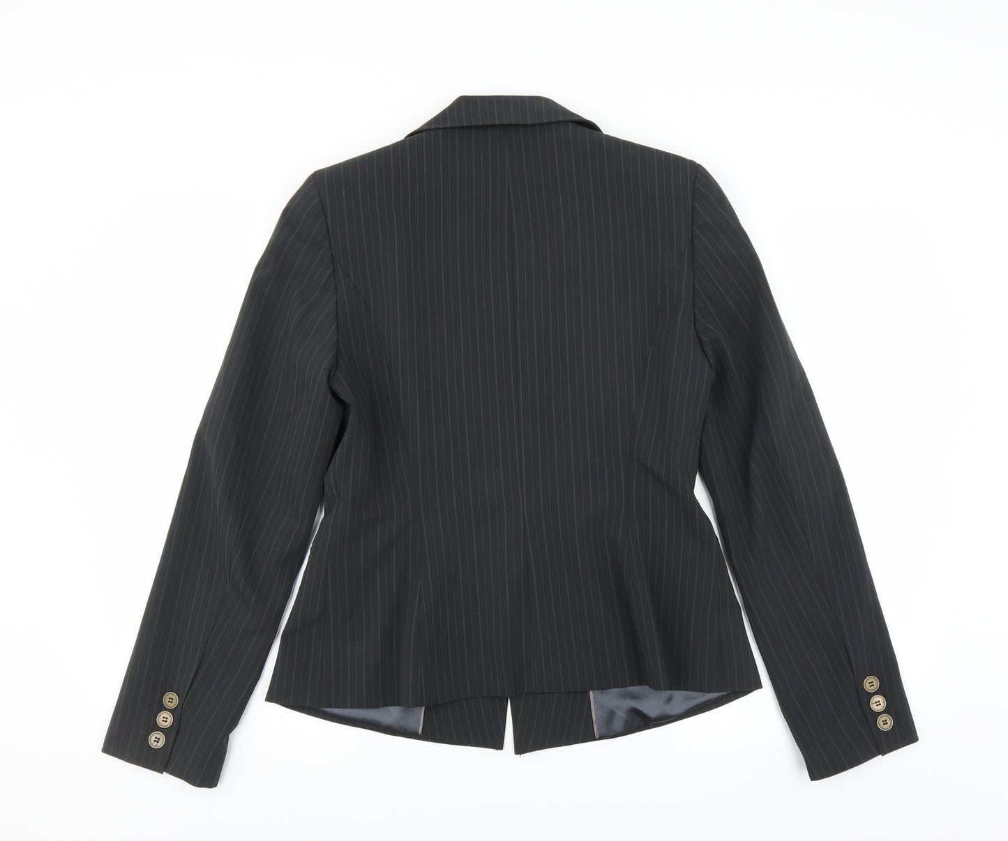 Dorothy Perkins Womens Black Striped  Jacket Suit Jacket Size 12