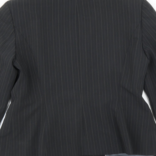 Dorothy Perkins Womens Black Striped  Jacket Suit Jacket Size 12