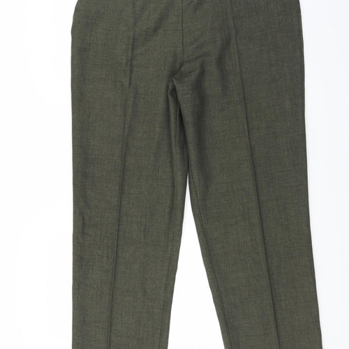 Marks and Spencer Womens Green   Trousers  Size 18 L29 in