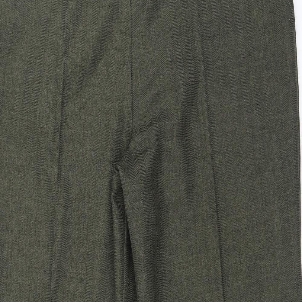 Marks and Spencer Womens Green   Trousers  Size 18 L29 in