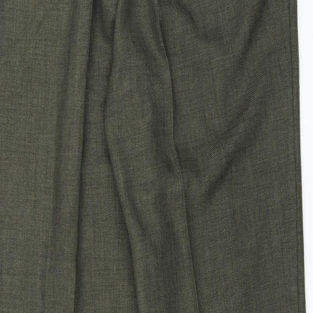 Marks and Spencer Womens Green   Trousers  Size 18 L29 in