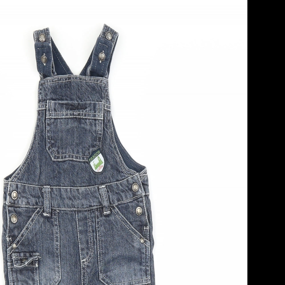 Vertbaudet Boys Blue   Dungaree Outfit/Set Size 18 Months