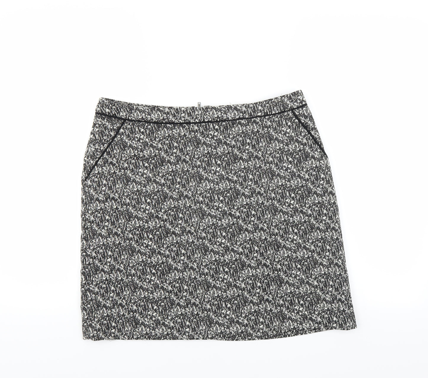 Wallis Womens Grey   A-Line Skirt Size 12