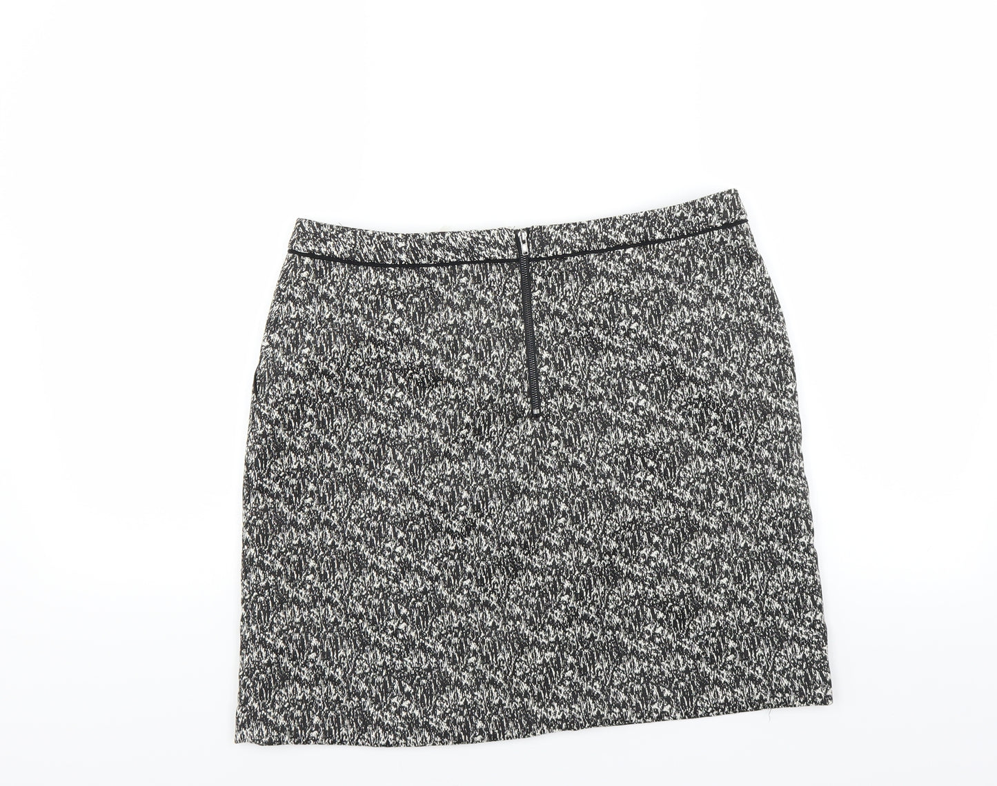Wallis Womens Grey   A-Line Skirt Size 12