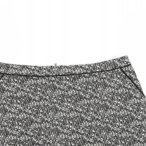 Wallis Womens Grey   A-Line Skirt Size 12