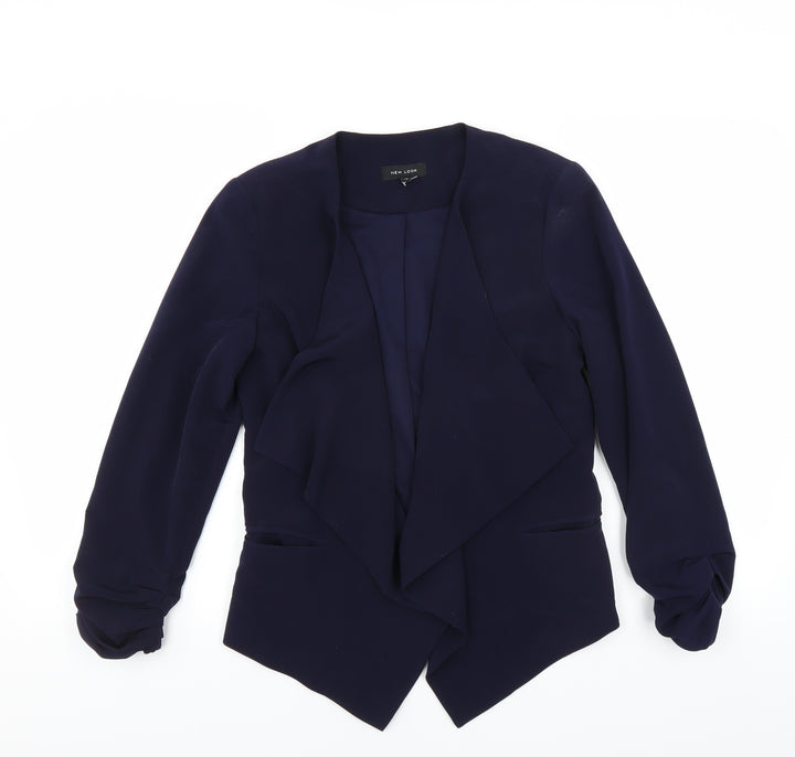 New Look Womens Blue Jacket Suit Jacket Size 10