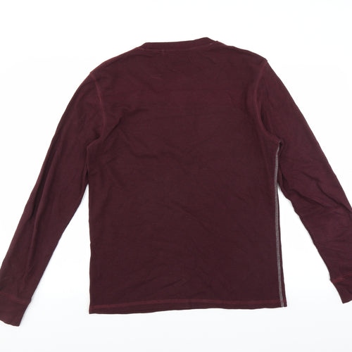 Industrialize Mens Red    T-Shirt Size M  - burgundy